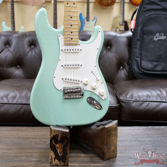 Suhr Classic S SSS Quater-Sawn Maple Neck and Fingerboard Surf Green - Image 8