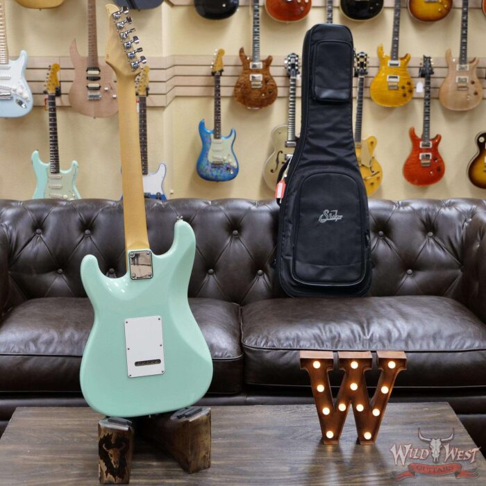 Suhr Classic S SSS Quater-Sawn Maple Neck and Fingerboard Surf Green - Image 9