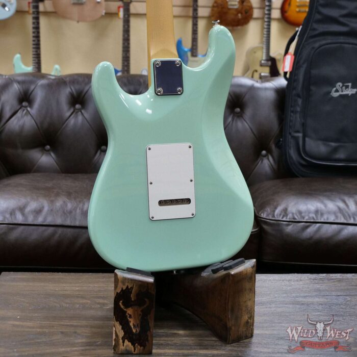 Suhr Classic S SSS Quater-Sawn Maple Neck and Fingerboard Surf Green - Image 11