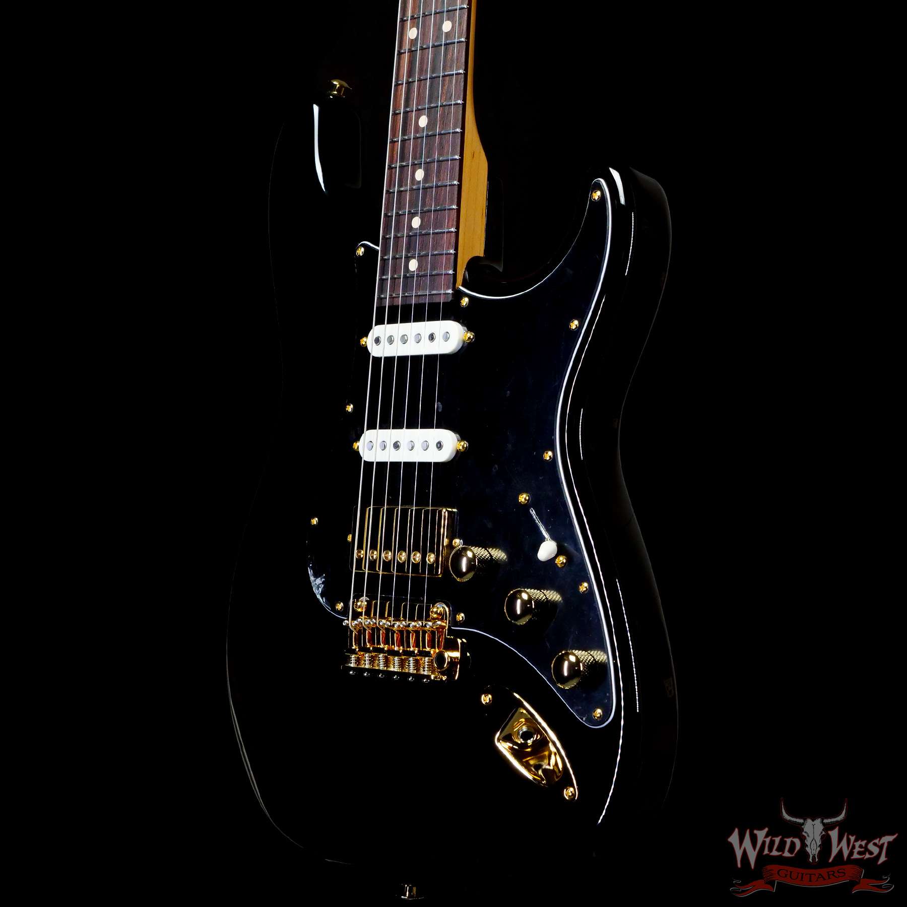 suhr-67169-br__wwg.jpg Suhr Custom Classic S HSS Rosewood Fingerboard Matching Color Headstock Black - Image 2
