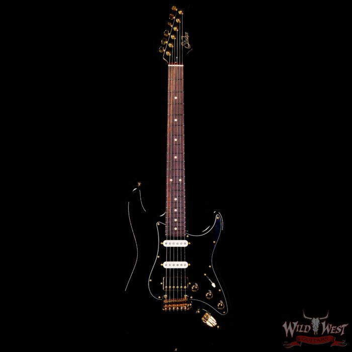 Suhr Custom Classic S HSS Rosewood Fingerboard Matching Color Headstock Black - Image 3