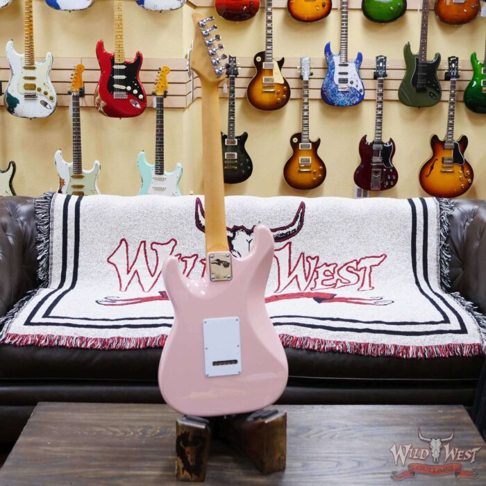 Suhr Custom Classic S HSS Rosewood Fingerboard Matching Color Headstock Shell Pink - Image 9