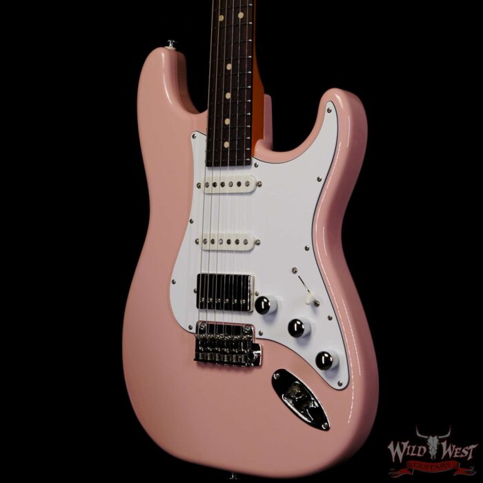 Suhr Custom Classic S HSS Rosewood Fingerboard Matching Color Headstock Shell Pink - Image 2