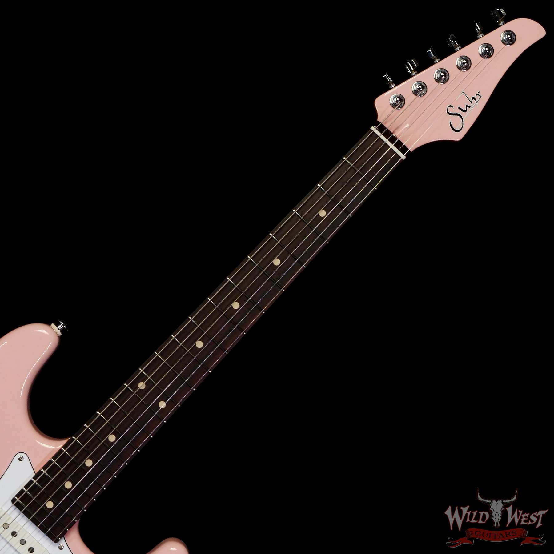 suhr-67173-c2__wwg.jpg Suhr Custom Classic S HSS Rosewood Fingerboard Matching Color Headstock Shell Pink - Image 4