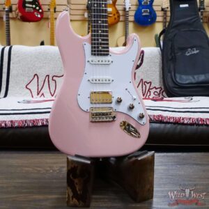 Suhr Custom Classic S HSS Rosewood Fingerboard Matching Color Headstock Shell Pink - Image 8