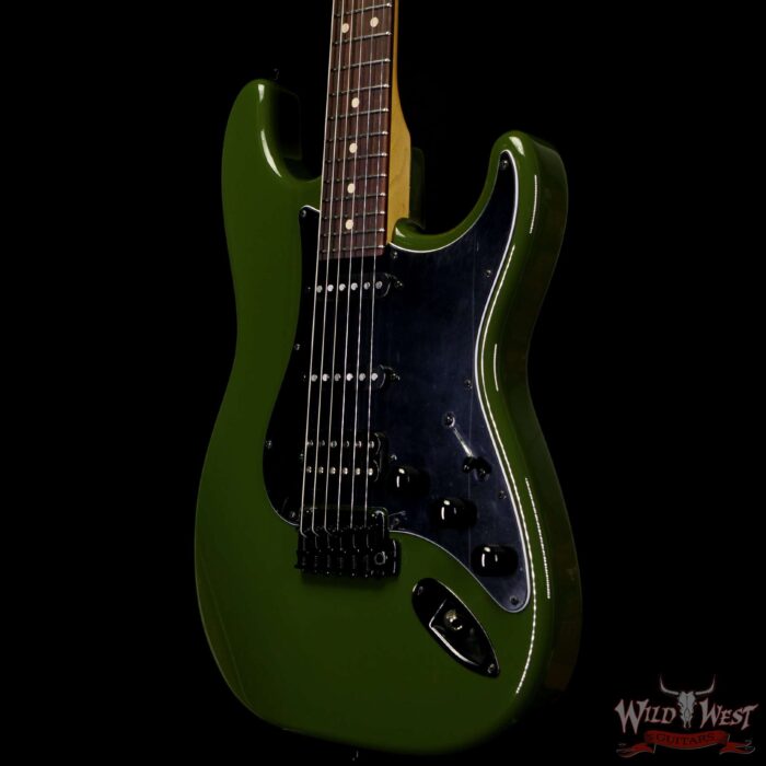 Suhr Custom Classic S HSS Rosewood Fingerboard Matching Color Headstock Dark Forest Green - Image 2