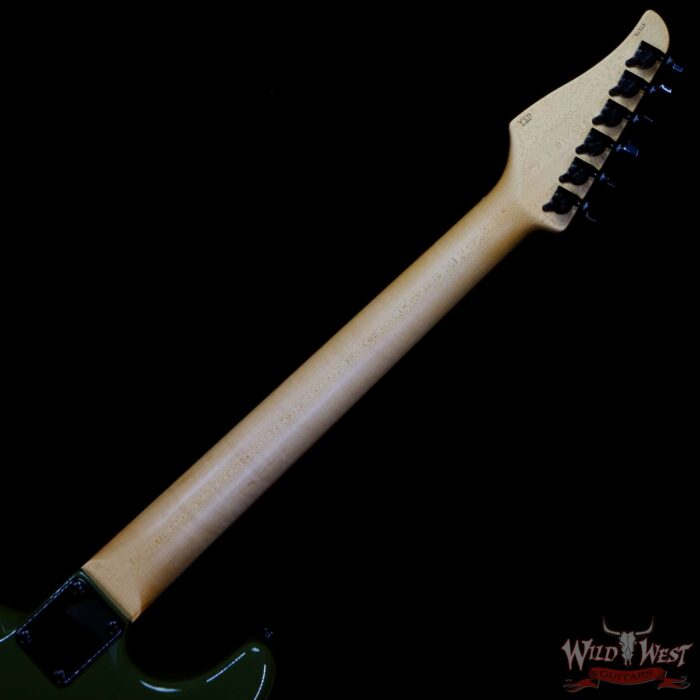 Suhr Custom Classic S HSS Rosewood Fingerboard Matching Color Headstock Dark Forest Green - Image 5