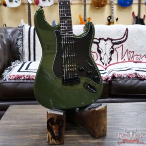 Suhr Custom Classic S HSS Rosewood Fingerboard Matching Color Headstock Dark Forest Green - Image 8
