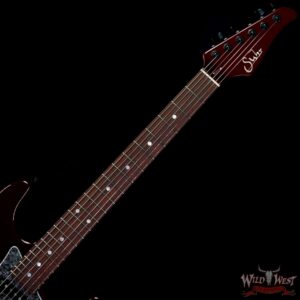 Suhr Custom Classic S HSS Rosewood Fingerboard Matching Color Headstock Black Cherry Metallic - Image 4