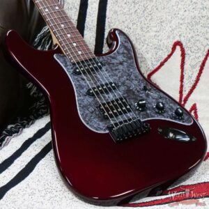 Suhr Custom Classic S HSS Rosewood Fingerboard Matching Color Headstock Black Cherry Metallic - Image 8