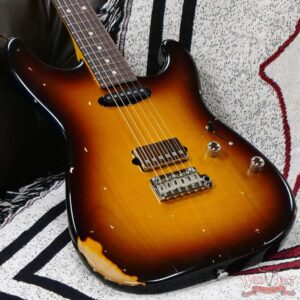 Suhr Custom Classic S Antique SH Indian Rosewood Fingerboard 2 Tone Tobacco Burst - Image 8