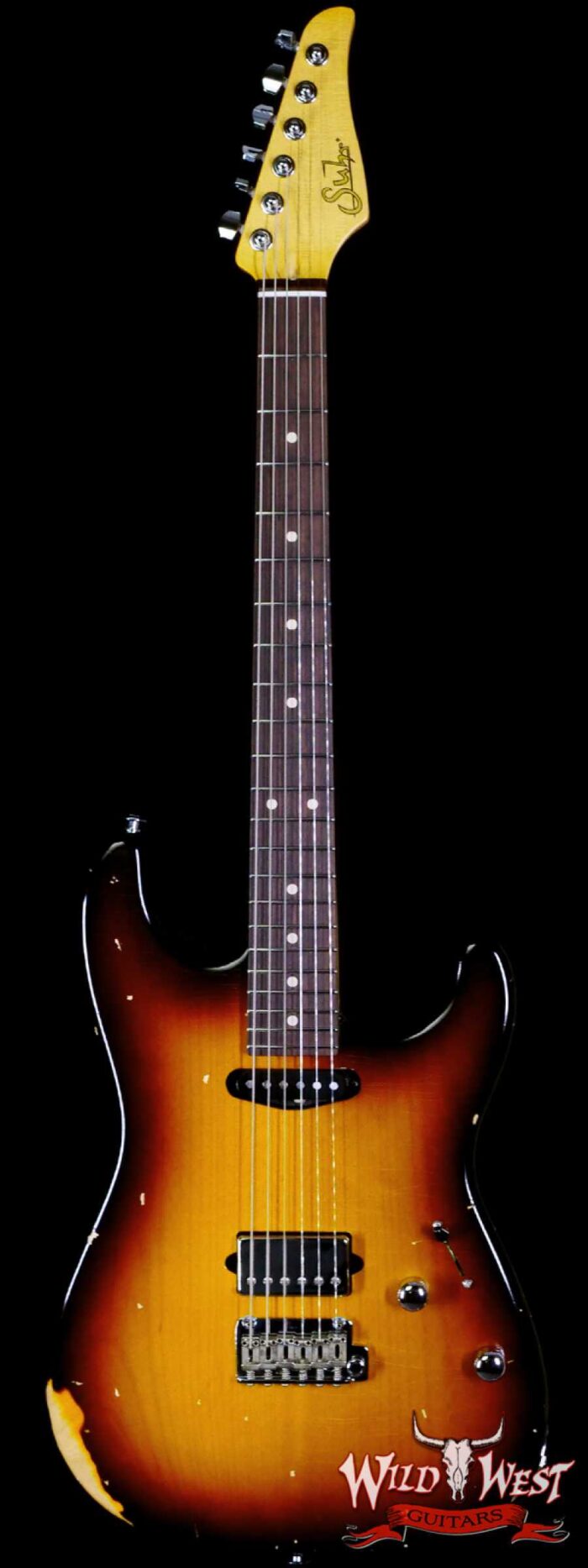 Suhr Custom Classic S Antique SH Indian Rosewood Fingerboard 2 Tone Tobacco Burst - Image 1