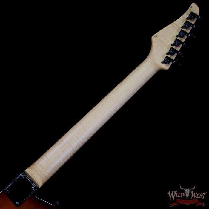 Suhr Custom Classic T HH Figured Walnut Top Roasted Flame Maple Neck Natural Burst - Image 5