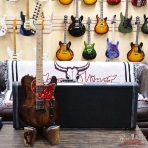 Suhr Custom Classic T HH Figured Walnut Top Roasted Flame Maple Neck Natural Burst - Image 6