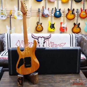 Suhr Custom Modern HSH Flame Maple Top Genuine Mahogany Body & Neck Ebony Fingerboard Magenta Pink - Image 9