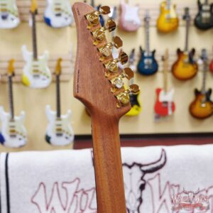 Suhr Custom Modern HSH Flame Maple Top Genuine Mahogany Body & Neck Ebony Fingerboard Magenta Pink - Image 10