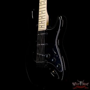Suhr Custom Classic S SSS Maple Fingerboard Solid Black - Image 2