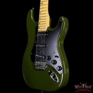 Suhr Custom Classic S SSS Maple Fingerboard Matching Color Headstock Dark Forest Green - Image 2