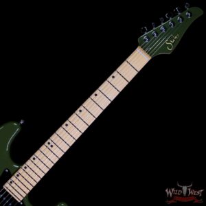 Suhr Custom Classic S SSS Maple Fingerboard Matching Color Headstock Dark Forest Green - Image 4