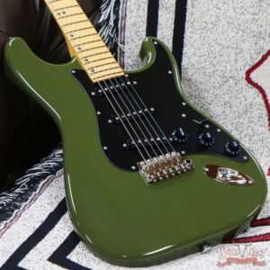 Suhr Custom Classic S SSS Maple Fingerboard Matching Color Headstock Dark Forest Green - Image 8