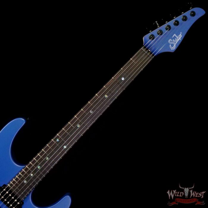 Suhr Limited Edition Modern Terra HSH Basswood Body Maple Top Ebony Fingerboard Deep Sea Blue - Image 4