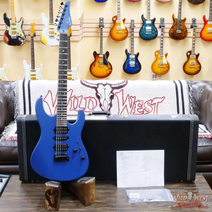 Suhr Limited Edition Modern Terra HSH Basswood Body Maple Top Ebony Fingerboard Deep Sea Blue - Image 6