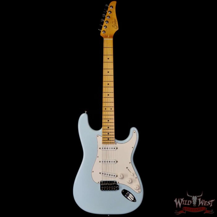 Suhr Classic S Antique SSS Maple Fingerboard Sonic Blue - Image 3