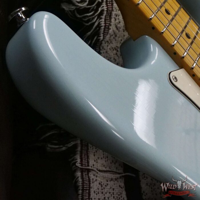 Suhr Classic S Antique SSS Maple Fingerboard Sonic Blue - Image 9
