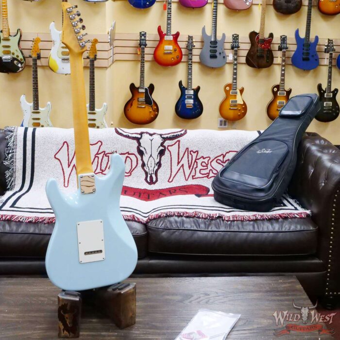 Suhr Classic S Antique SSS Maple Fingerboard Sonic Blue - Image 10