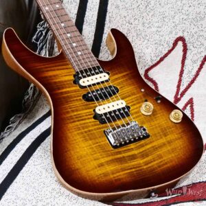 Suhr Custom Modern HSH with Blower Switch Flame Maple Top Bengal Burst 7.40 LBS - Image 8