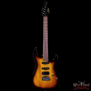 Suhr Custom Classic S HSS Rear Rout African Okoume Body Indian Rosewood Fingerboard 2 Tone Tobacco Burst 6.35 LBS - Image 3