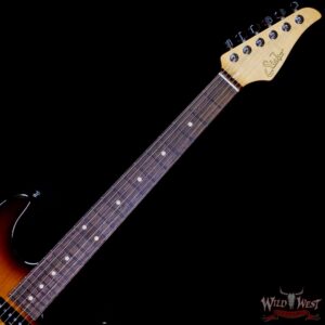 Suhr Custom Classic S Antique HSS Rear Rout Indian Rosewood Fingerboard 2 Tone Tobacco Burst 7.70 LBS - Image 4