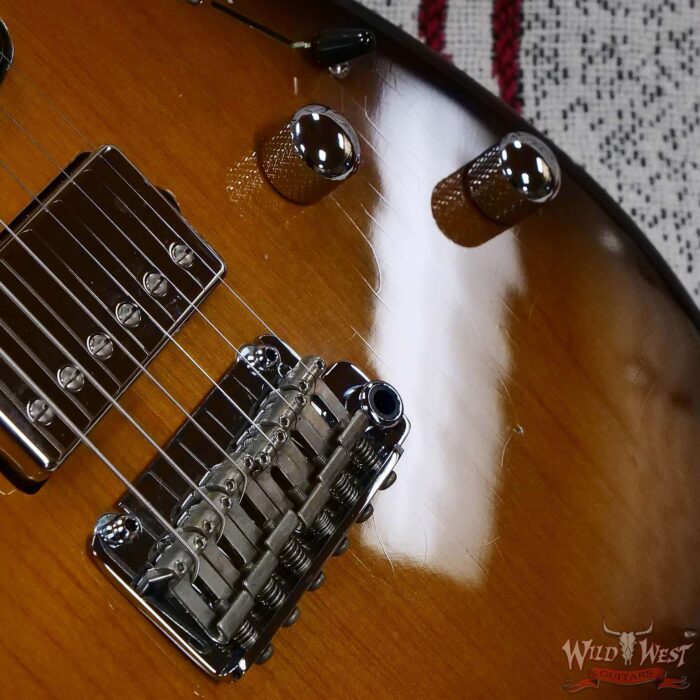 Suhr Custom Classic S Antique HSS Rear Rout Indian Rosewood Fingerboard 2 Tone Tobacco Burst 7.70 LBS - Image 9