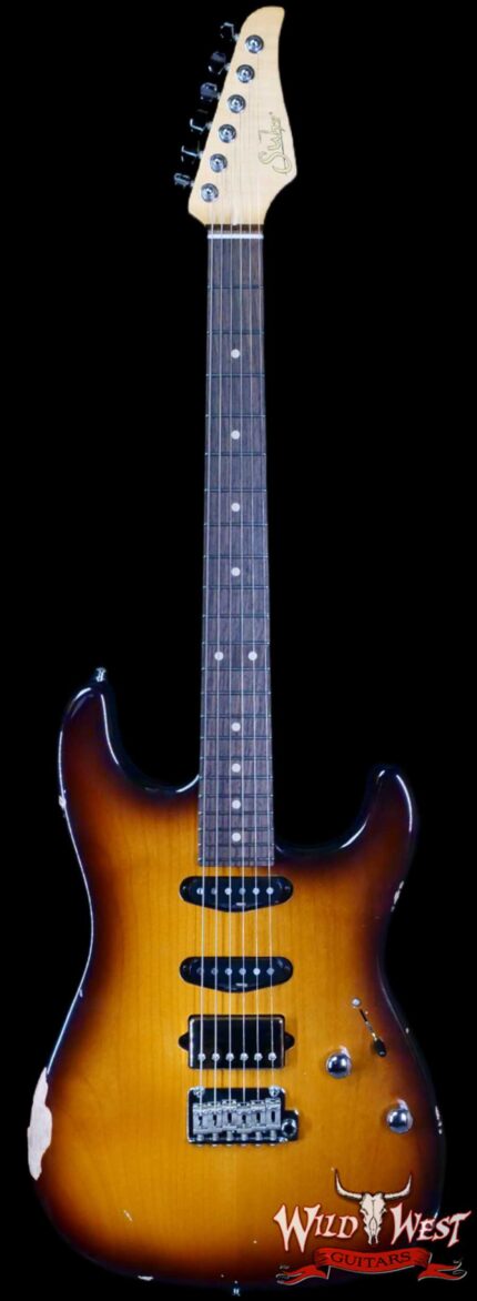 Suhr Custom Classic S Antique HSS Rear Rout Indian Rosewood Fingerboard 2 Tone Tobacco Burst 7.70 LBS