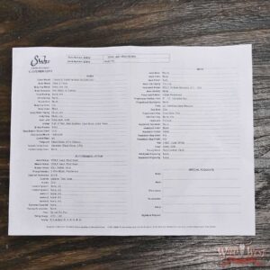 Suhr Custom Classic S HSS Rosewood Fingerboard Matching Color Headstock Gold Hardware Black 8.10 LBS - Image 12