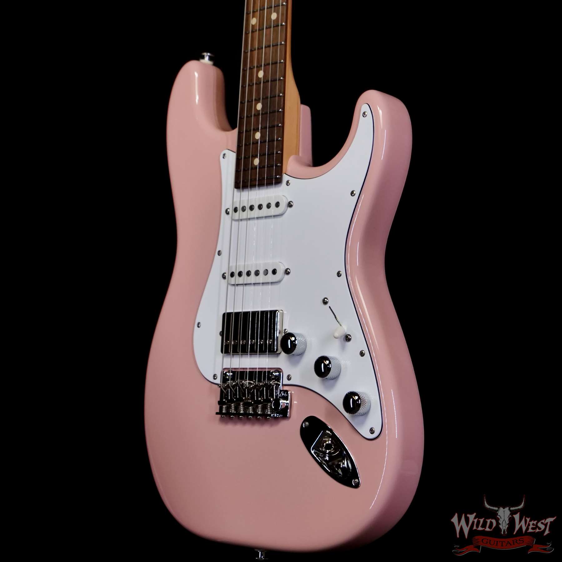suhr-82916-br__wwg.jpg Suhr Custom Classic S HSS Rosewood Fingerboard Matching Color Headstock Shell Pink 8.05 LBS - Image 2