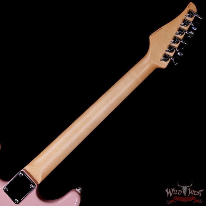Suhr Custom Classic S HSS Rosewood Fingerboard Matching Color Headstock Shell Pink 8.05 LBS - Image 5