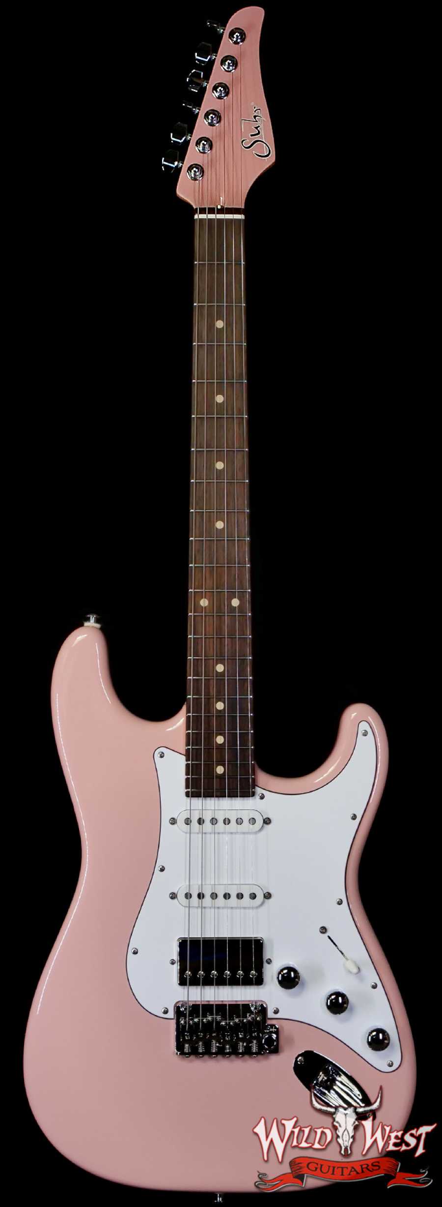suhr-82916-main__wwg_large.jpg Suhr Custom Classic S HSS Rosewood Fingerboard Matching Color Headstock Shell Pink 8.05 LBS - Image 1