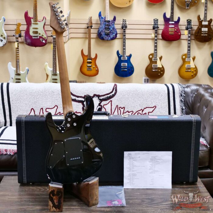 Suhr Custom Modern HSH Basswood Body with Flame Maple Top Roasted Maple Neck Trans Teal 6.80 lbs - Image 9