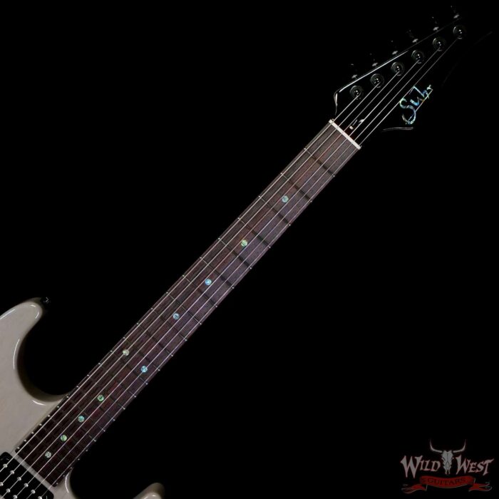 Suhr Custom Standard HSH White Limba Top & Body Trans Grey 7.65 lbs - Image 4