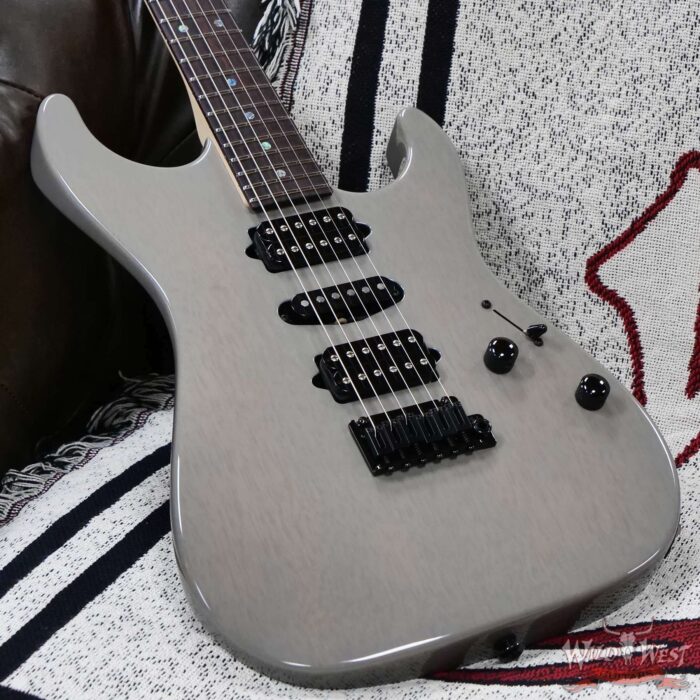 Suhr Custom Standard HSH White Limba Top & Body Trans Grey 7.65 lbs - Image 8