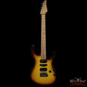 Suhr Custom Modern Antique HSH Rear Rout Roasted Maple Neck Light Aged 2 Tone Tobacco Burst 6.55 lbs - Image 3