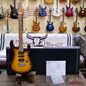 Suhr Custom Modern Antique HSH Rear Rout Roasted Maple Neck Light Aged 2 Tone Tobacco Burst 6.55 lbs - Image 6