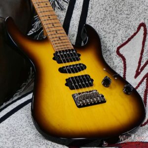 Suhr Custom Modern Antique HSH Rear Rout Roasted Maple Neck Light Aged 2 Tone Tobacco Burst 6.55 lbs - Image 8