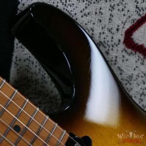 Suhr Custom Modern Antique HSH Rear Rout Roasted Maple Neck Light Aged 2 Tone Tobacco Burst 6.55 lbs - Image 9