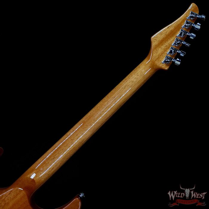 Suhr Custom Set Neck Modern HSS Flame Maple Top SSCII System Blower Switch 24 Stainless Steel Jumbo Frets Trans Purple 6.95 LBS - Image 5