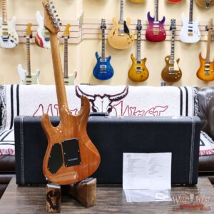 Suhr Custom Set Neck Modern HSS Flame Maple Top SSCII System Blower Switch 24 Stainless Steel Jumbo Frets Trans Purple 6.95 LBS - Image 9