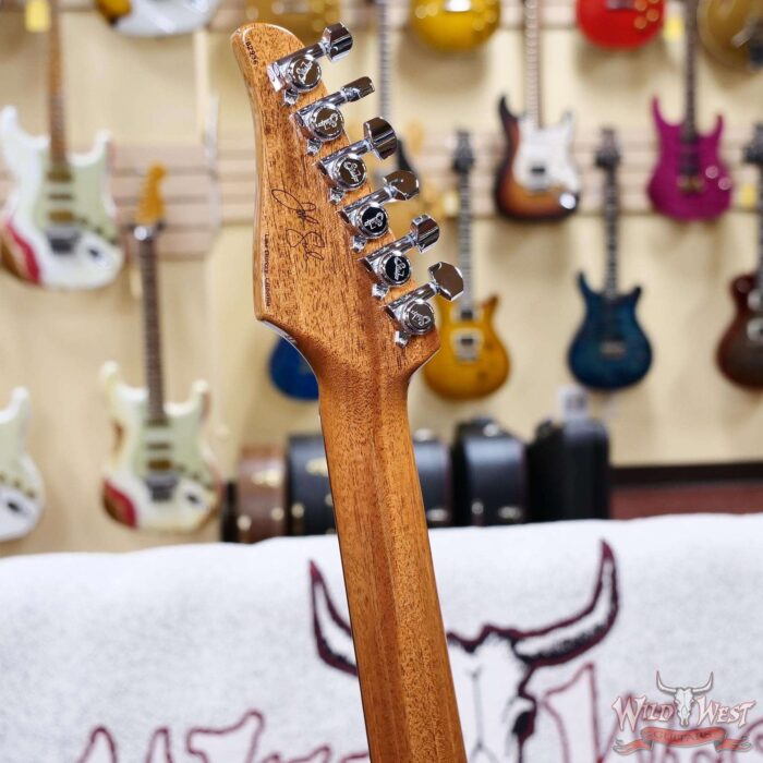 Suhr Custom Set Neck Modern HSH Flame Maple Top Mahogany Body & Neck SSCII System Blower Switch 24 Stainless Steel Jumbo Frets Rasberry Burst (Custom Color) 6.85 LBS - Image 10
