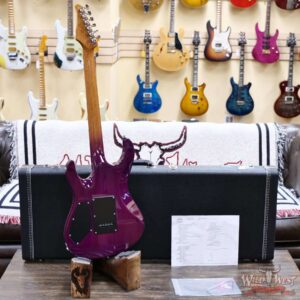 Suhr Custom Set Neck Modern HSS Flame Maple Top Mahogany Body & Neck SSCII System Blower Switch 24 Stainless Steel Jumbo Frets Rasberry Burst (Custom Color) 6.90 LBS - Image 9