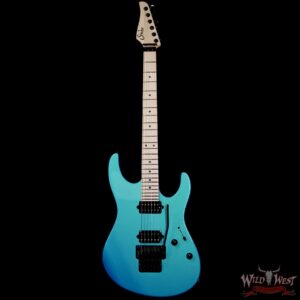 Suhr Custom Modern HH Floyd Revers Headstock Maple Neck Blue Chill 7.75 LBS - Image 3